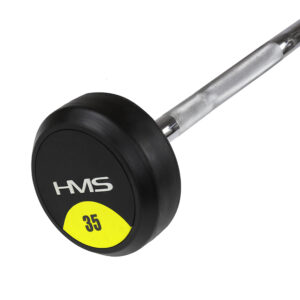 Gsl-35 sztanga/gryf staŁy Łamany gumowany 35 kg hms
