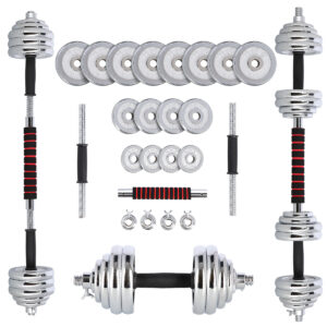 Stc30 sztangielki regulowane w walizce chromowane 30kg hms