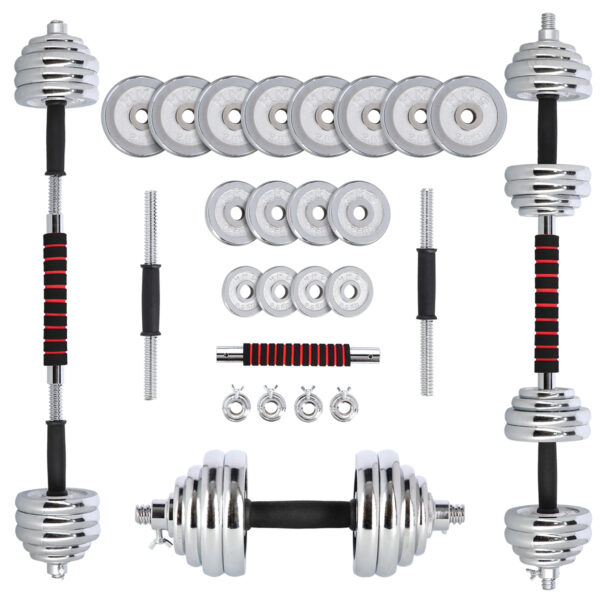 Stc30 sztangielki regulowane w walizce chromowane 30kg hms Stc30 sztangielki regulowane w walizce chromowane 30kg hms