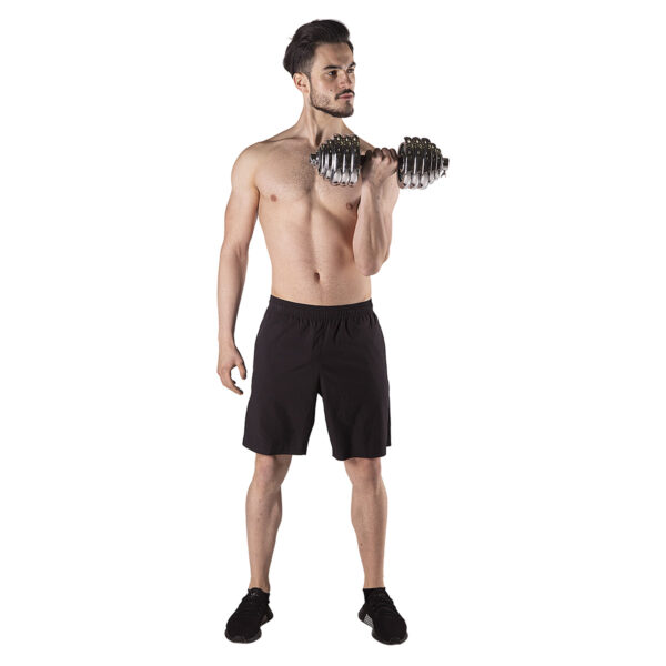 Stc30 sztangielki regulowane w walizce chromowane 30kg hms