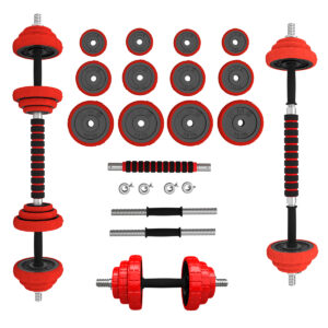 Sggx20 sztangielki regulowane gumowane 20kg hms