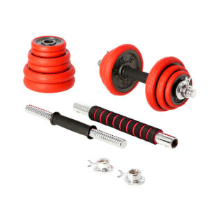 Sggx20 sztangielki regulowane gumowane 20kg hms