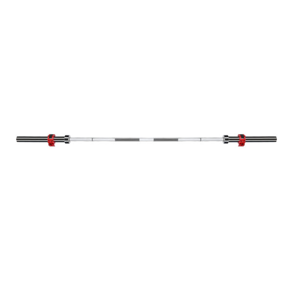 Go450 (+ zg1000r) gryf olimpijski 18.5kg 2200mm hms z zaciskami lock jaw red