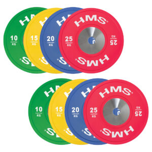 Tbr profi set ( 8 pcs-10,15,20,25) zestaw talerzy olimpijskich bumper hms