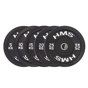 Bbr05 black talerz olimpijski bumper 5 kg hms