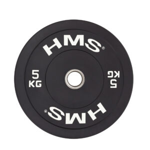 Bbr05 black talerz olimpijski bumper 5 kg hms