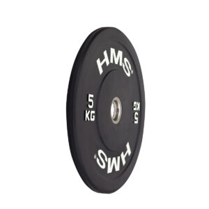 Bbr05 black talerz olimpijski bumper 5 kg hms