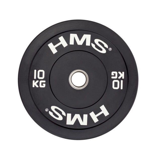 Bbr10 black talerz olimpijski bumper 10 kg hms