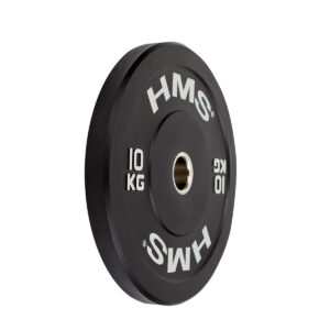 Bbr10 black talerz olimpijski bumper 10 kg hms