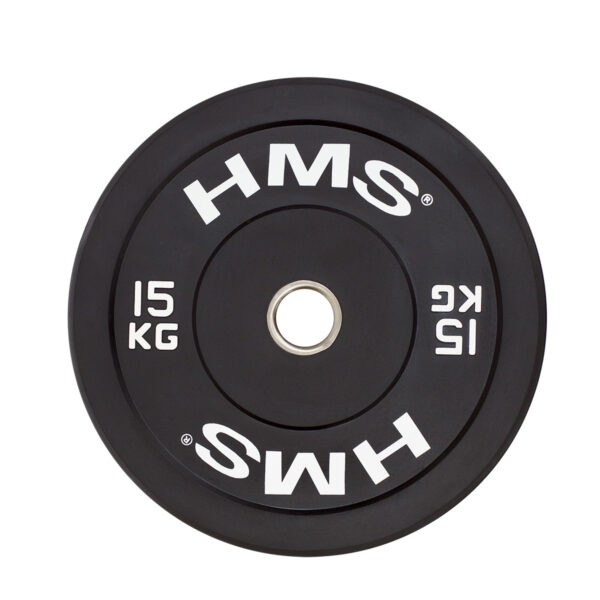 Bbr15 black talerz olimpijski bumper 15 kg hms