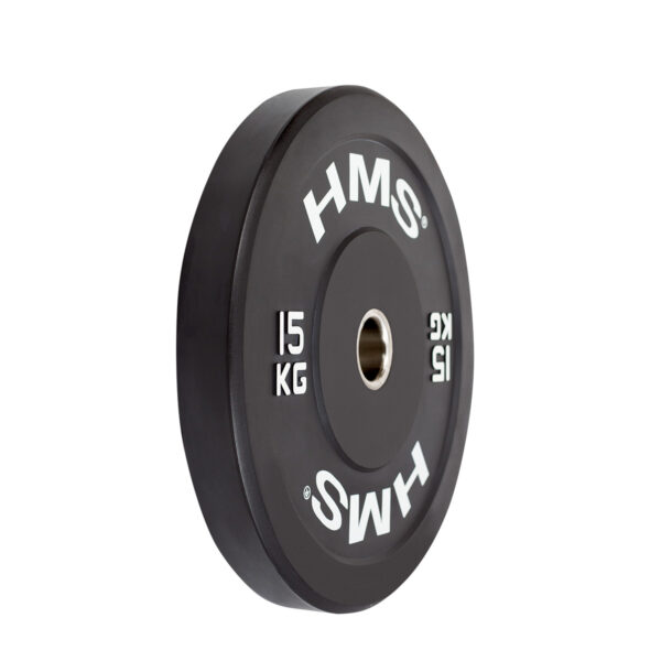 Bbr15 black talerz olimpijski bumper 15 kg hms