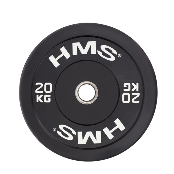 Bbr20 black talerz olimpijski bumper 20 kg hms