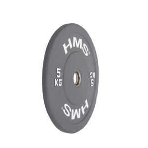 Cbr05 gray talerz olimpijski bumper 5 kg hms