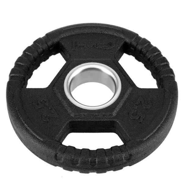 Toh02 czarny talerz olimpijski ogumowany 2.5 kg hms