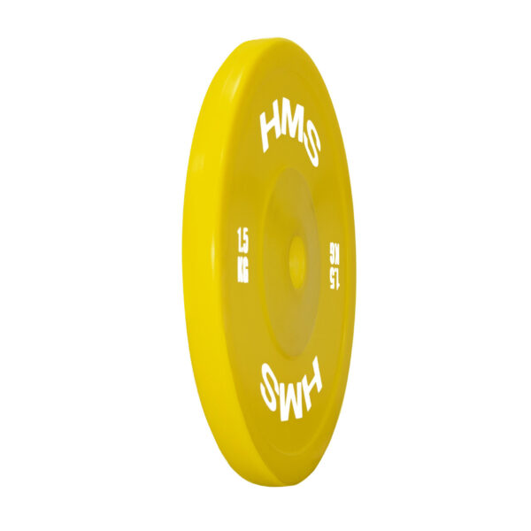Tpp01 (2 x 1.5 kg) yellow talerz olimpijski techniczny pe 2 x 1.5 kg hms