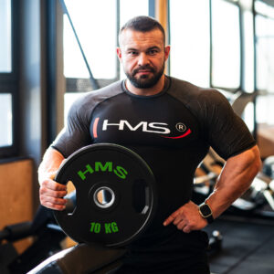 Tog10 2 x 10 kg talerz olimpijski ogumowany 2 x 10 kg hms