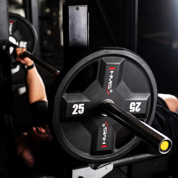 Tpc25 talerz olimpijski poliuretanowy cpu 25 kg hms