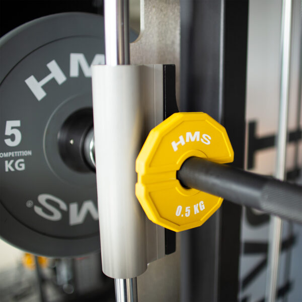 Tsn50 2 x 0.5 kg talerz na sprzĘt do treningu siŁowego i fitness typu nakŁadka 2 x 0.5 kg hms