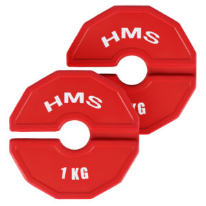 Tsn100 2 x 1 kg talerz na sprzĘt do treningu siŁowego i fitness typu nakŁadka 2 x 1 kg hms