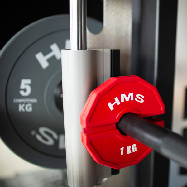 Tsn100 2 x 1 kg talerz na sprzĘt do treningu siŁowego i fitness typu nakŁadka 2 x 1 kg hms