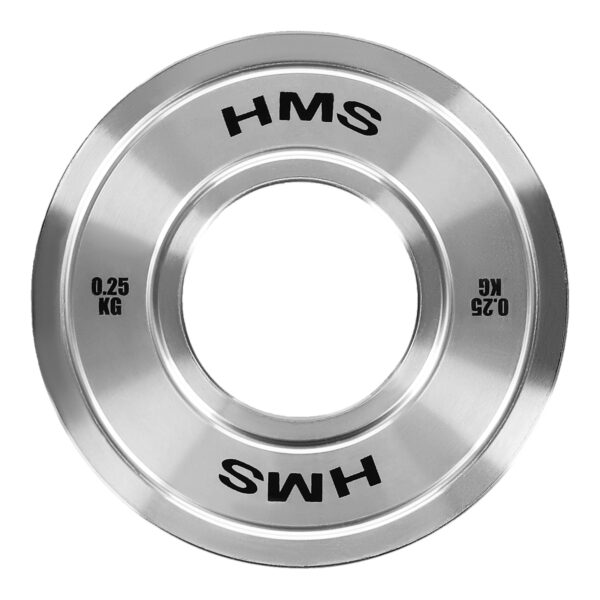 Tos02 talerz olimpijski stalowy kalibrowany 0.25 kg hms