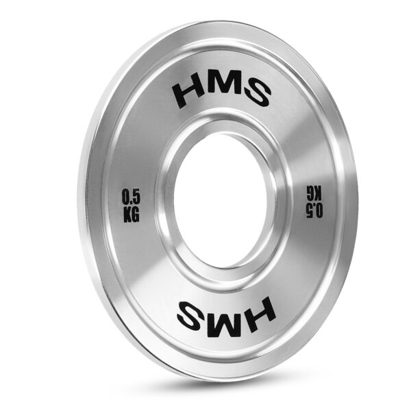 Tos05 talerz olimpijski stalowy kalibrowany 0.5 kg hms