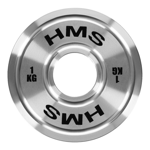 Tos10 talerz olimpijski stalowy kalibrowany 1 kg hms
