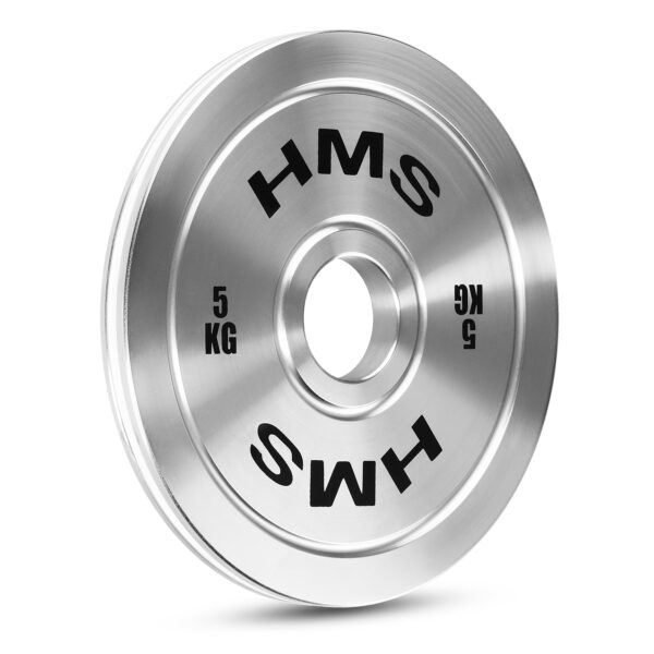 Tos50 talerz olimpijski stalowy kalibrowany 5 kg hms