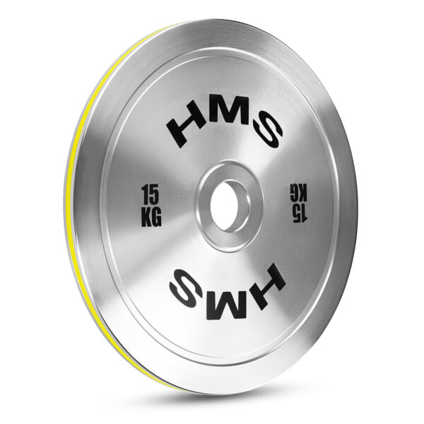 Tos150 talerz olimpijski stalowy kalibrowany 15 kg hms
