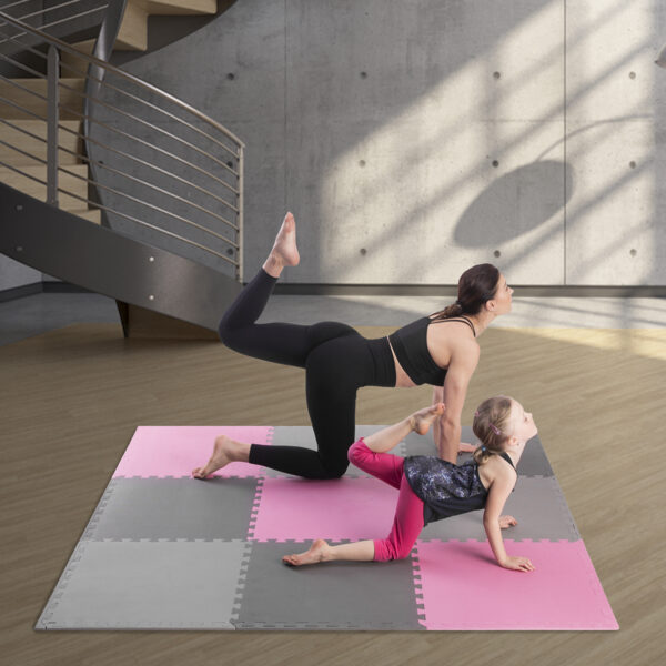 Mp10 mata puzzle multipack pink-grey 9 elementÓw 10mm one fitness