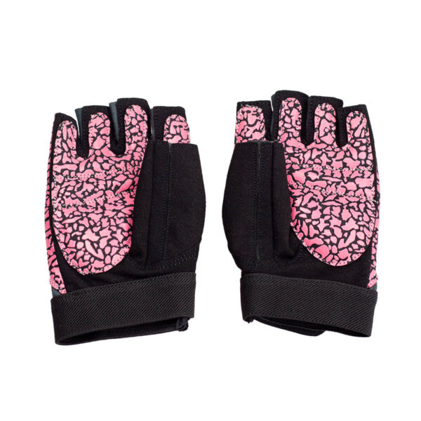 Rst03 pink/gray rozm. l rĘkawice na siŁowniĘ hms