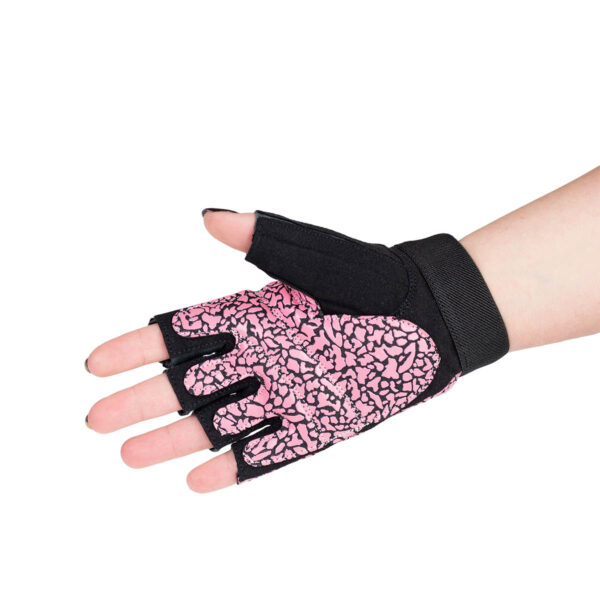 Rst03 pink/gray rozm. l rĘkawice na siŁowniĘ hms