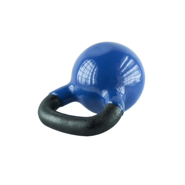 Knv04 blue kettlebell Żeliwny pokryty winylem hms