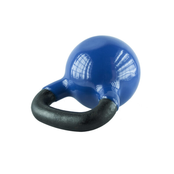 Knv06 blue kettlebell Żeliwny pokryty winylem hms