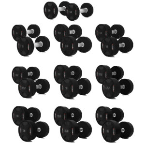 Hpc set zestaw hantli poliuretanowych 2 x 2.5 - 25 kg cpu (275 kg) hms