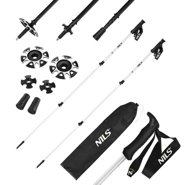 Tk8602 kije trekkingowe aerodynamiczne nils