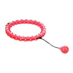 Fh01 red hula hop z obciĄŻnikiem