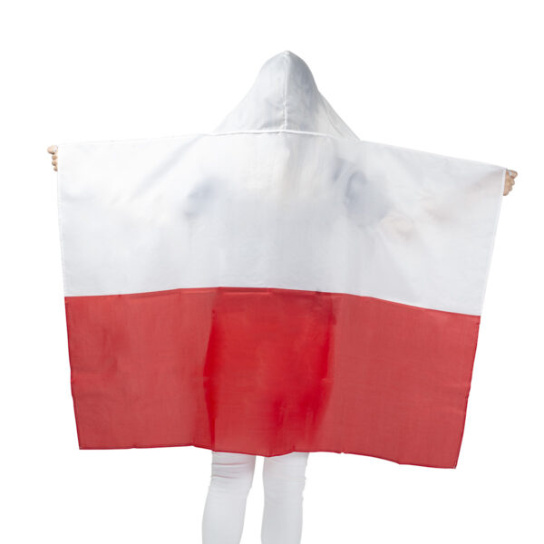 Ru151 flaga narzuta biaŁo-czerwona