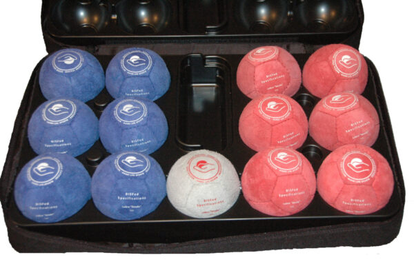 Boccia ledo - suede w walizce superior