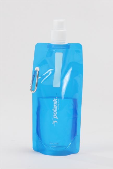 Bidon elastyczny, bpa free 480 ml, niebieski
