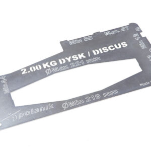 Ics19-s0580 (zestaw przymiarów sprzętu rzutowego)