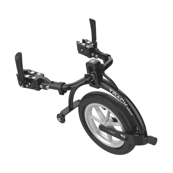 Track wheel – podwójne ramię, aluminiowe, koło 12'', czarne