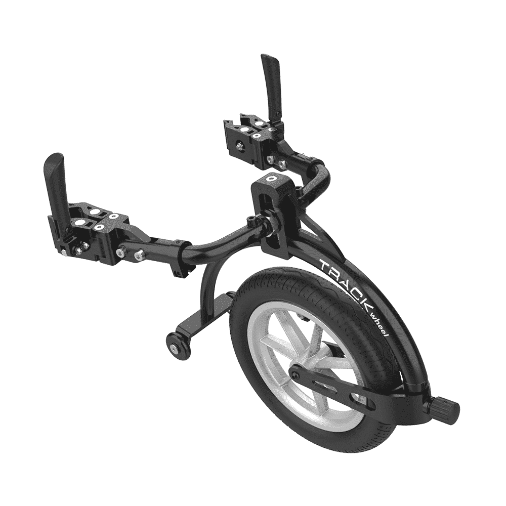 Track wheel – podwójne ramię, aluminiowe, koło 12'', czarne