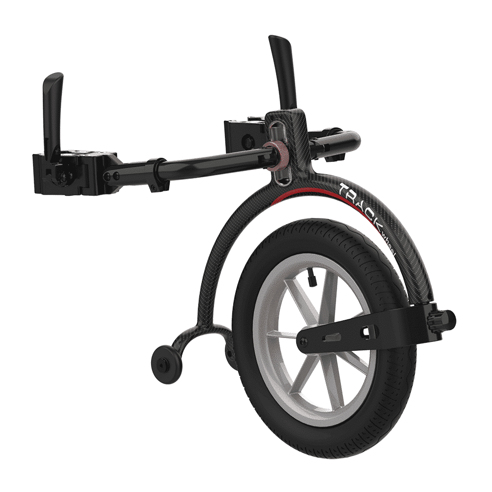Track wheel – koło przednie dwuramienne 12'' z włókna węglowego