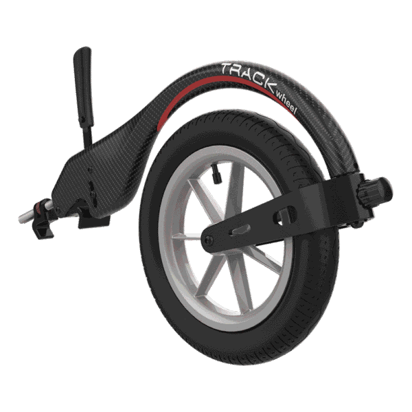 Track wheel – koło przednie jednoramienne 12'' z włókna węglowego