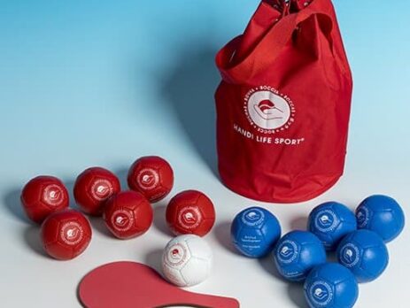 Boccia New Standard – zestaw 13 bil do boccii w torbie, Handi Life Sport