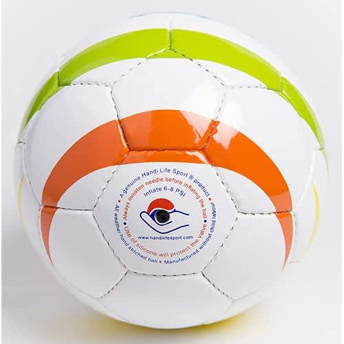 Piłka  do blind football - tęczowa