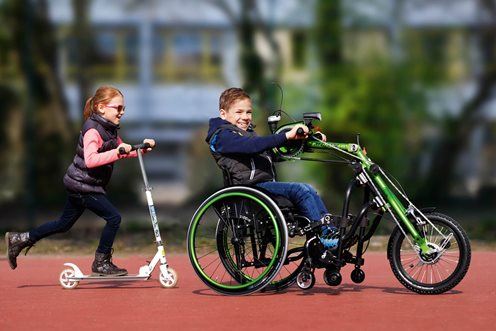 Quickie attitude junior przystawka rowerowa