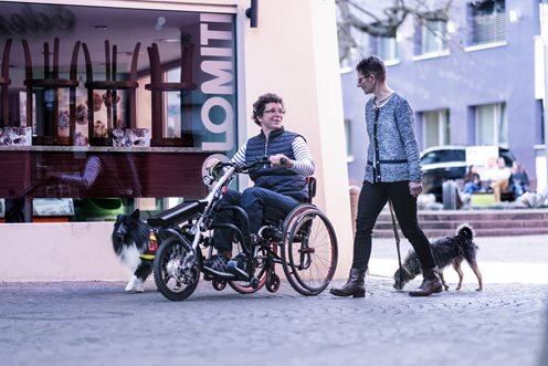 Quickie life wÓzek ze skŁadanĄ ramĄ