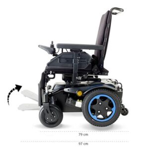 Quickie q100 r wÓzek elektryczny z napĘdem na tylne koŁa
